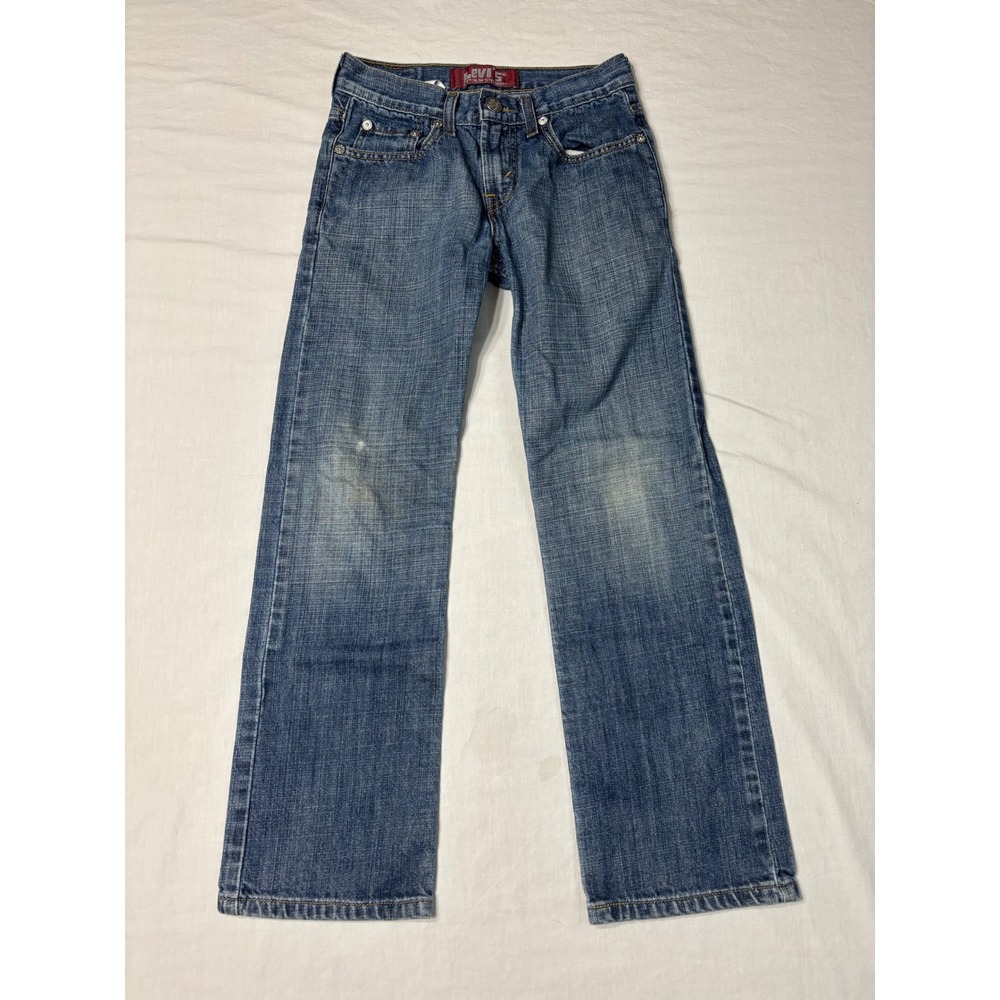 Levis 514 Slim Straight Jeans Mens 26x25 Medium Wash Blue Denim 100% Cotton